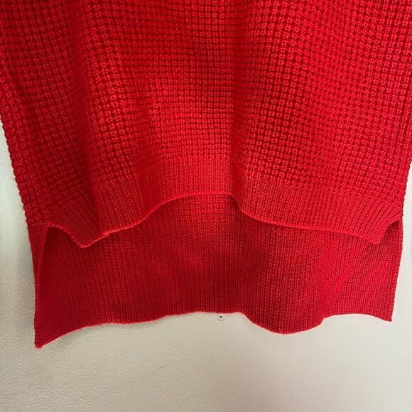 Wilfred Free | Aritzia NWOT Crew-Neck 100% Wool Knit Sweater Red Size XXS - Picture 5 of 8